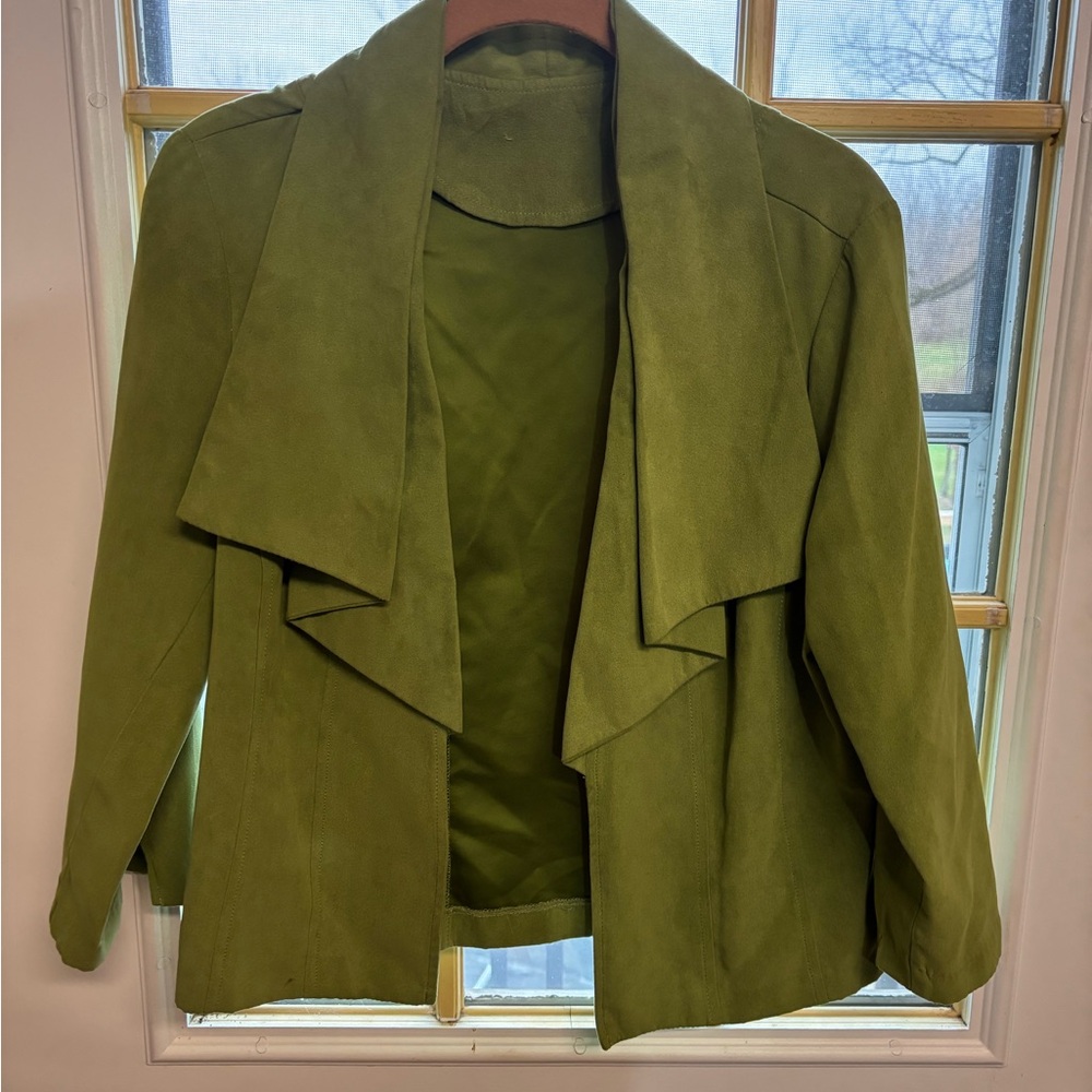 Green dressy blazer
